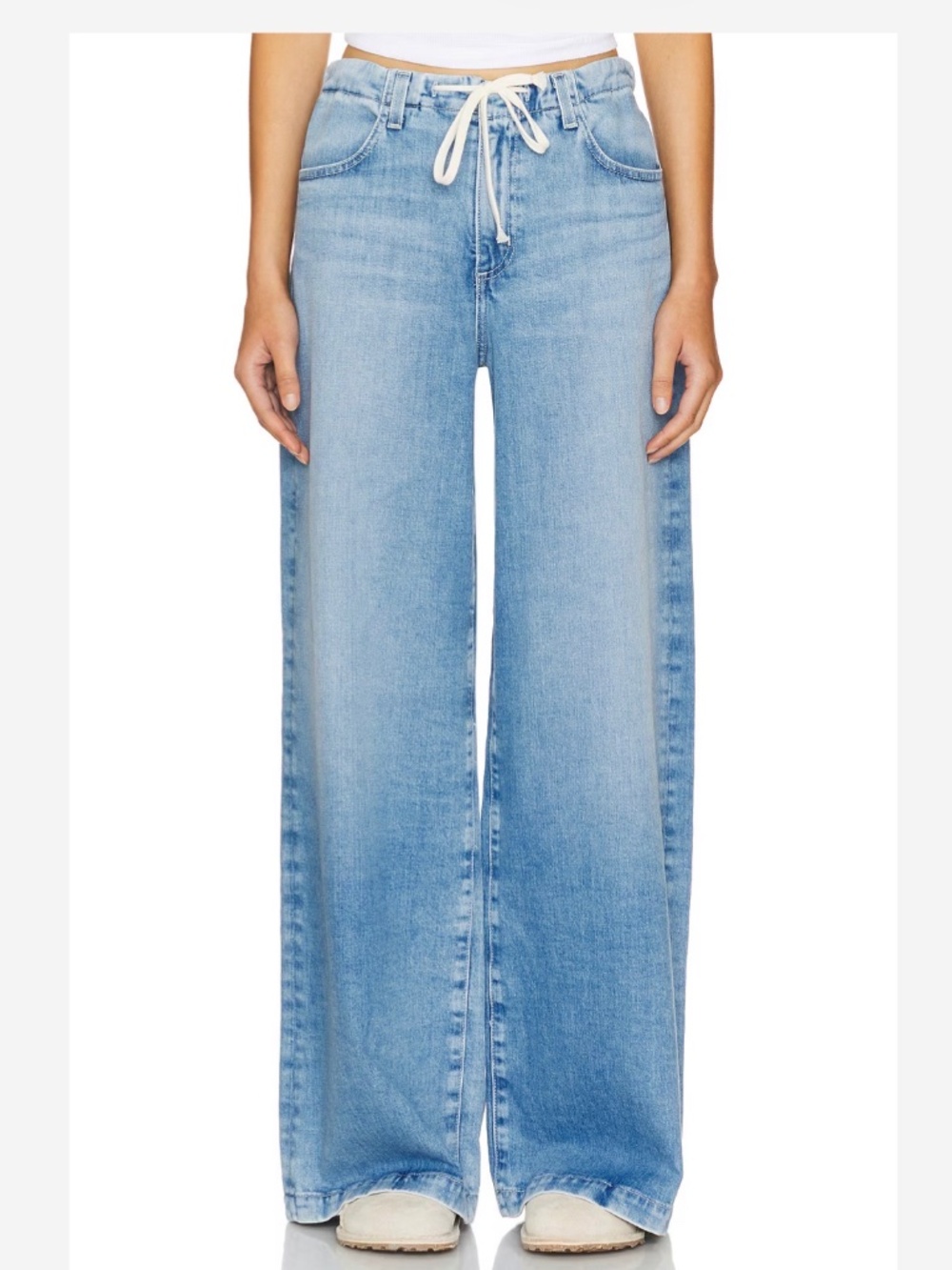 AG jeans Stella cinched low slung palazzo 25